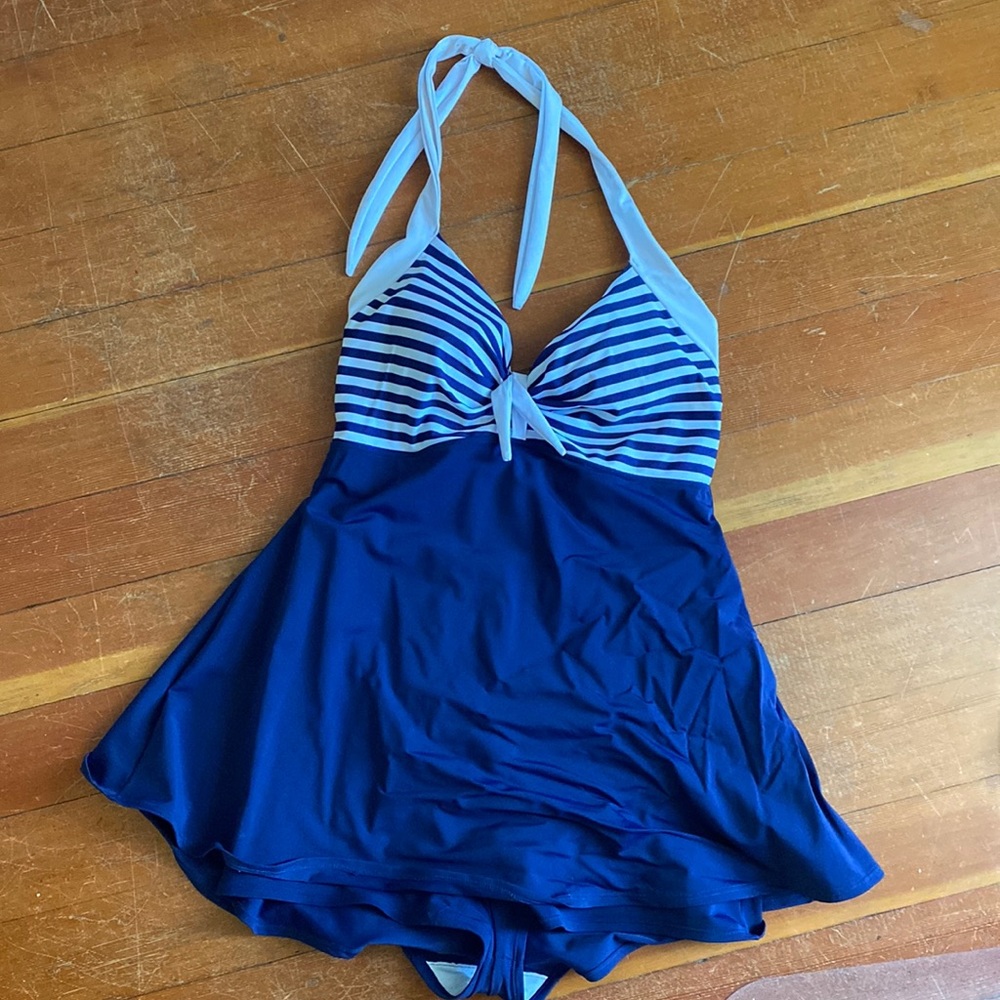 Full coverage cute swimsuit